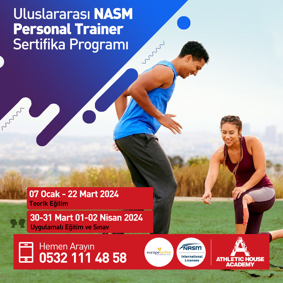 NASM Sertifikalı Personal Trainer (EREPS-L4) Ocak - Nisan 2024